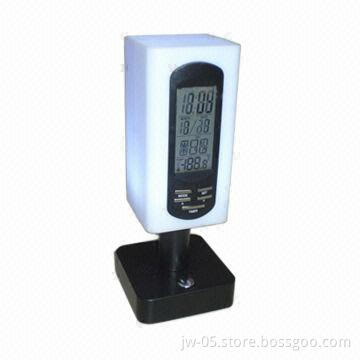 USB Reading Lamp with Digital LCD Display and One-touch Light Operation